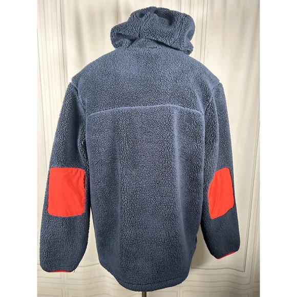 The North Face Mens Navy/Red Campshire Hoodie 1/2 Zip Sherpa Fleece, XXL/TTG - Picture 6 of 11